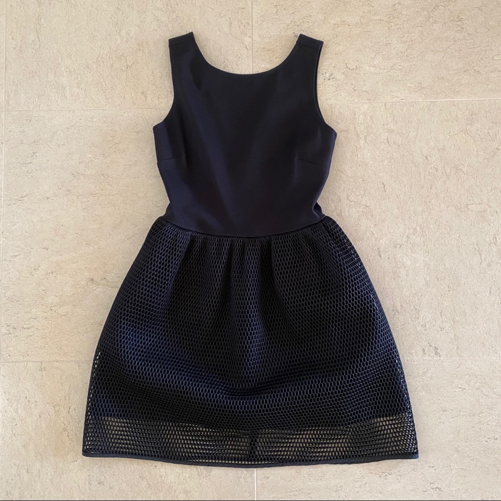 Aqua Black Cocktail Dress